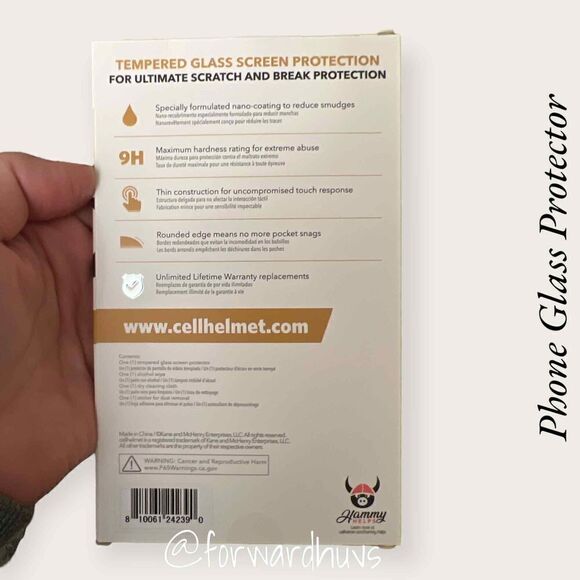 CellHelmet Tempered Glass Screen Protector for Apple 6.7” (2021) - Picture 3 of 7